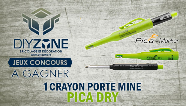 CONCOURS : Gagnez un crayon porte mine Pica Dry